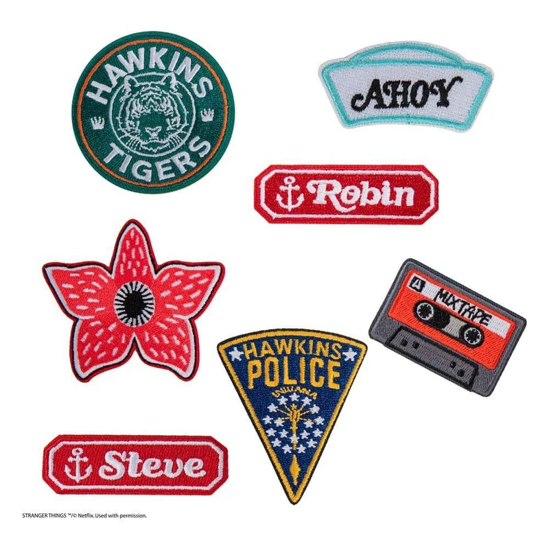 Stranger Things: Patches Set om 7 Stycken