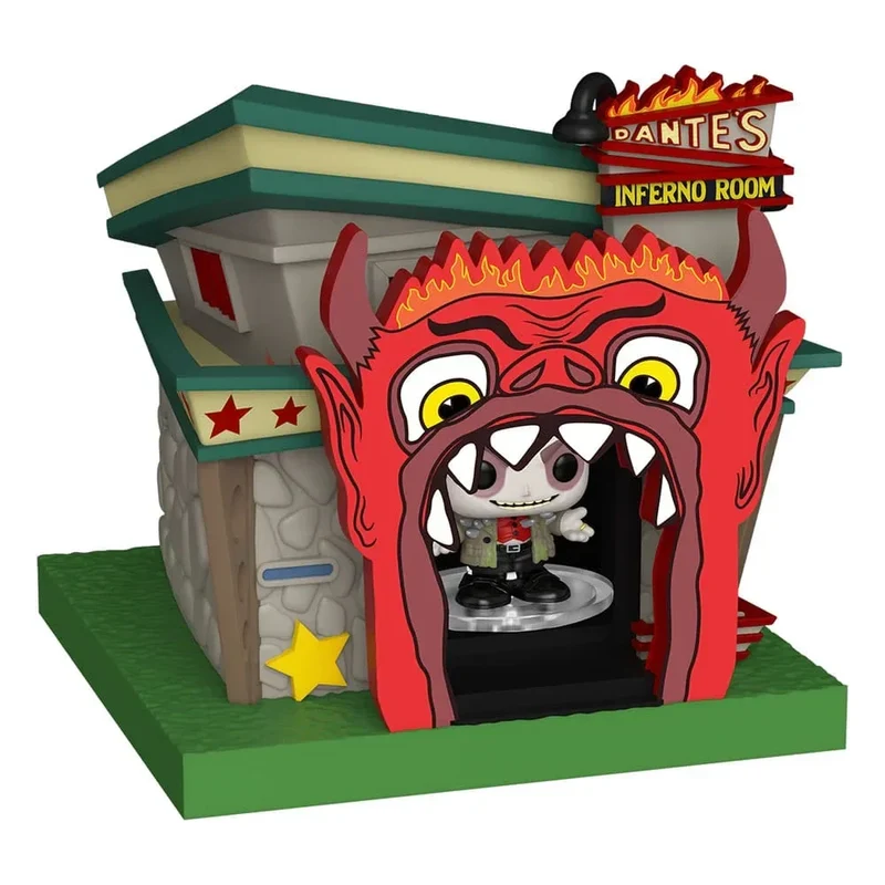 Beetlejuice Bitty POP! Towns Figur med Dante's Inferno Room