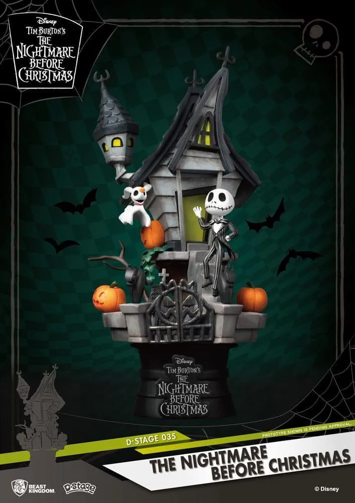 Nightmare Before Christmas D-Stage PVC Diorama Jack's Haunted House 15 cm