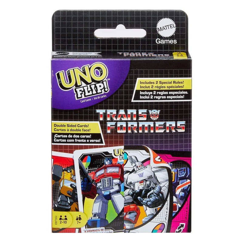 Transformers UNO Flip! Kortspel