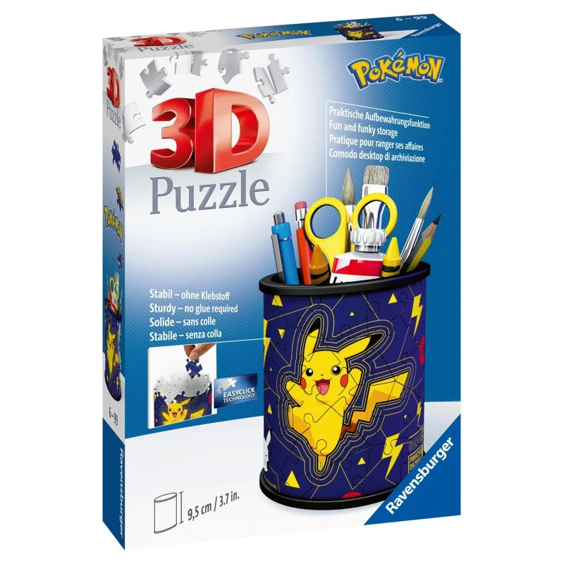 Ravensburger 3D Pussel: Pokémon Pencil Cup 54p