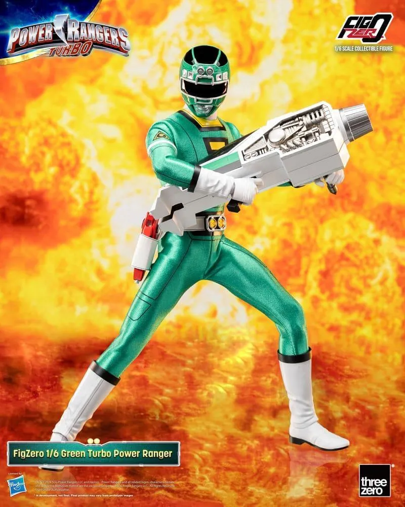 Power Rangers Turbo FigZero Action Figur 1/6 Green Turbo Power Ranger 30 cm