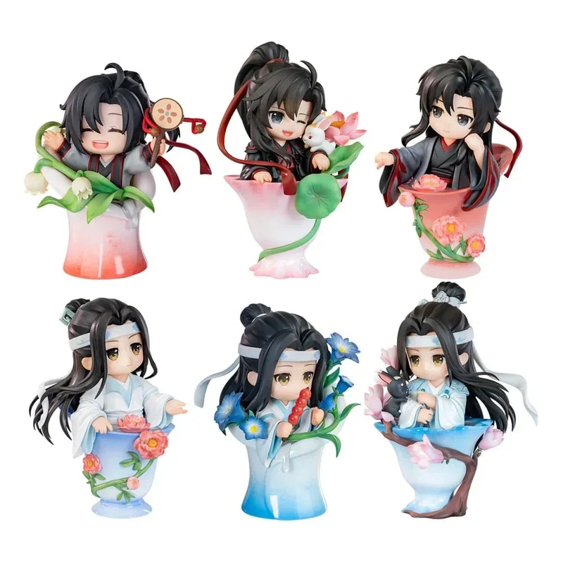 HeGrandmaster of Demonic Cultivation Ci Yun Hua Yu Mini Figurer – 13 cm Samling (6 stycken)