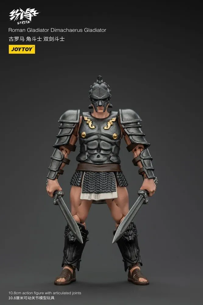 Strife Action Figure 1/18 Romersk Gladiator Dimachaerus 11 cm