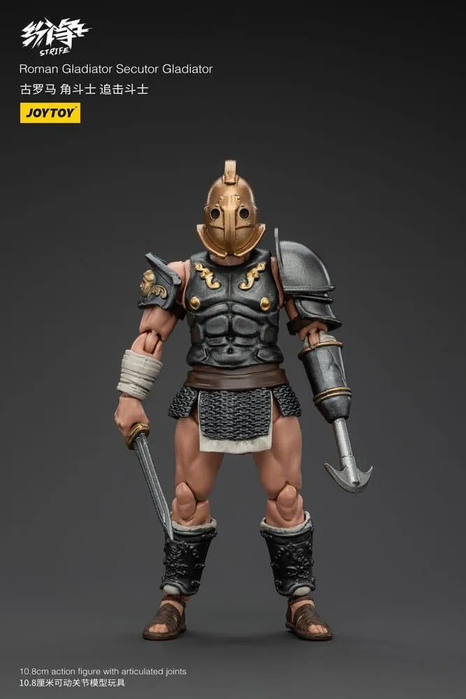 Strife Action Figure 1/18 Romersk Gladiator Secutor 11 cm