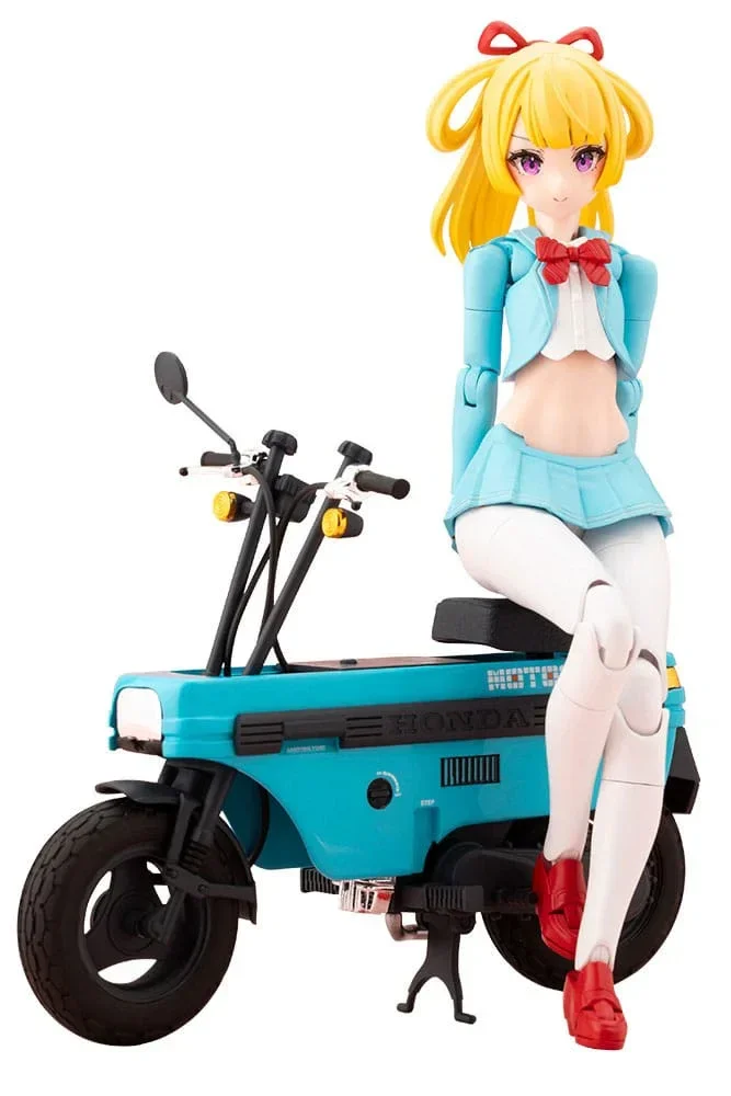 Megami Device Buster Doll Series Plastmodellkit 1/1 Knight Alice med Honda AB12 Motocompo 15 cm
