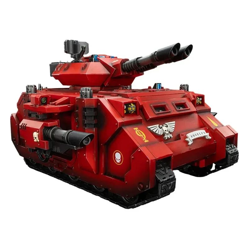 Warhammer 40k Action Figur 1/18 Blood Angels Predator Annihilator med Två Lascannons 26 cm