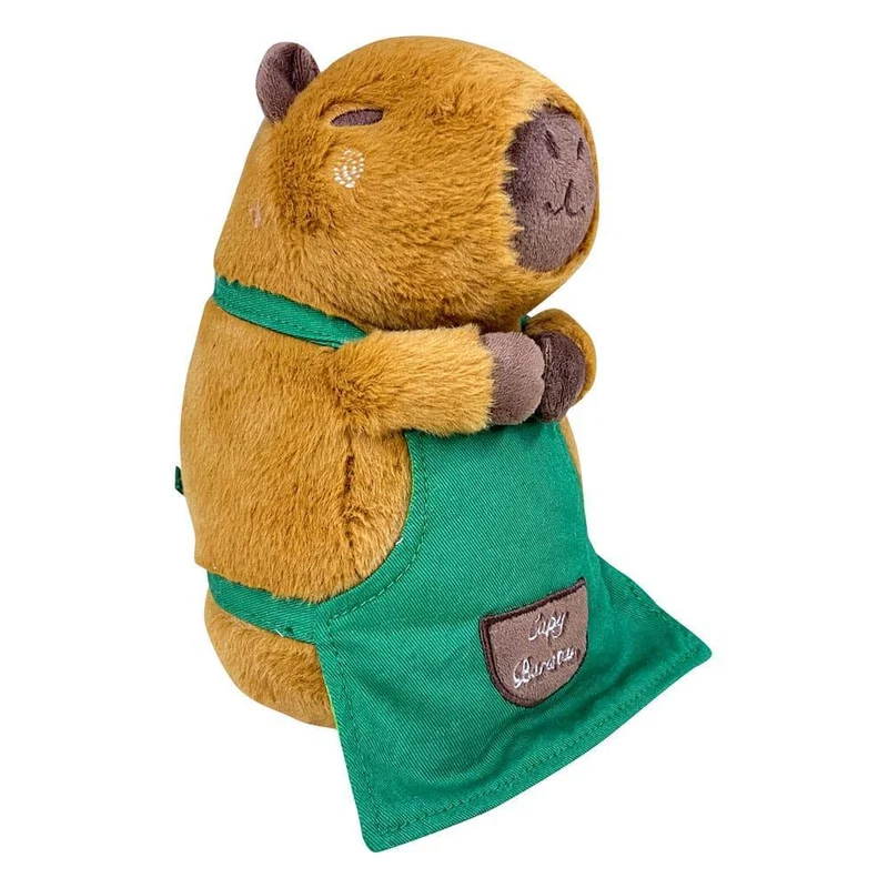 Capybara gosedjur Barista 21 cm - Mjuk och Kramvänlig