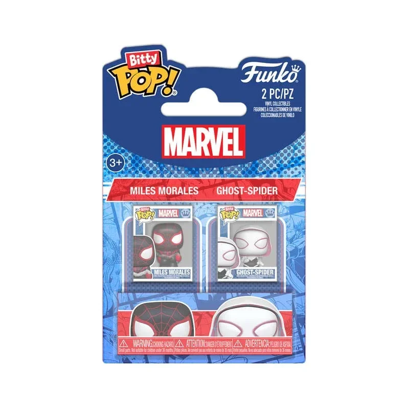 Spider-Man Bitty POP! Figur 2-Pack Miles & Gwen 2,5 cm