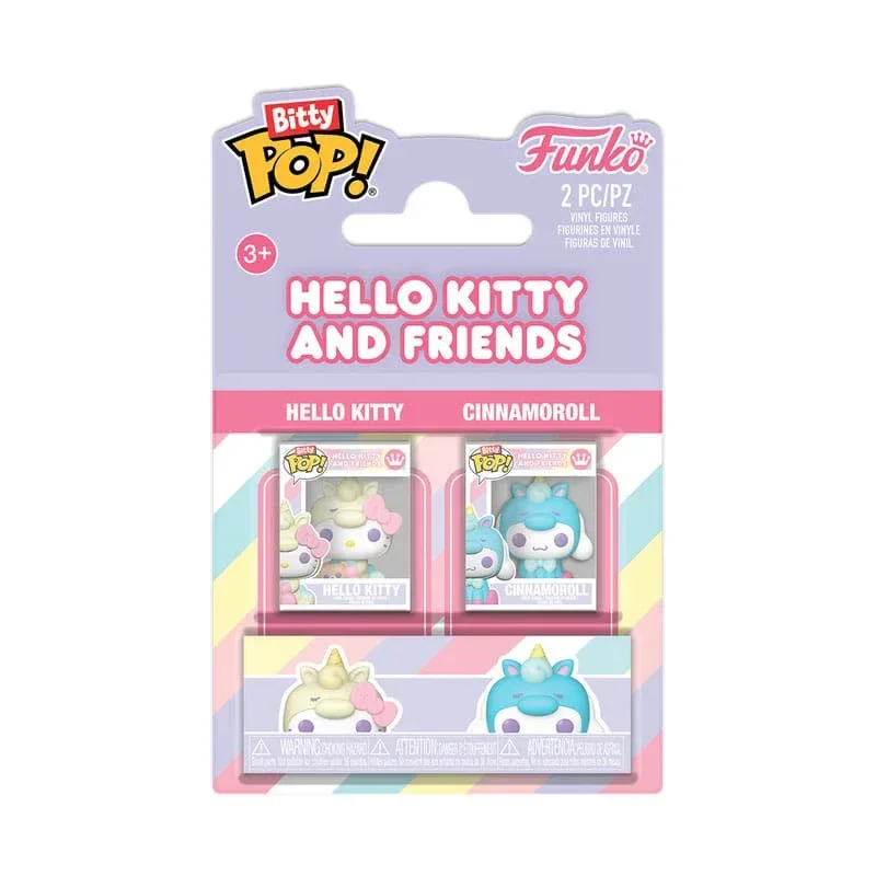 Hello Kitty Bitty POP! Figur 2-Pack HK & Cinnamonroll 2,5 cm