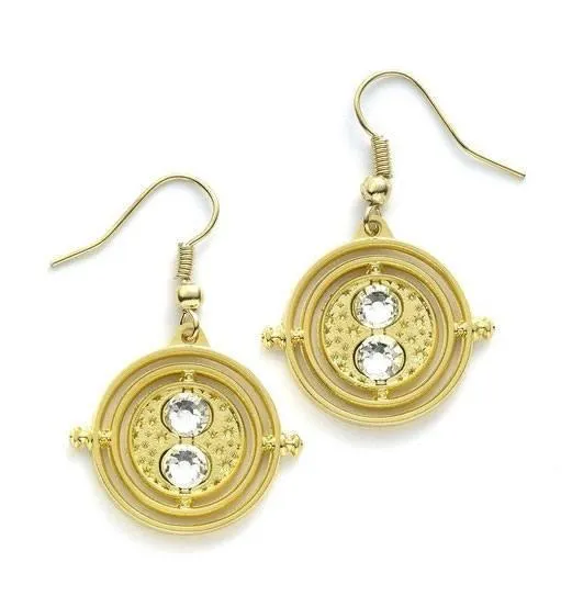 Harry Potter Örhängen Time Turner (Guldpläterade)