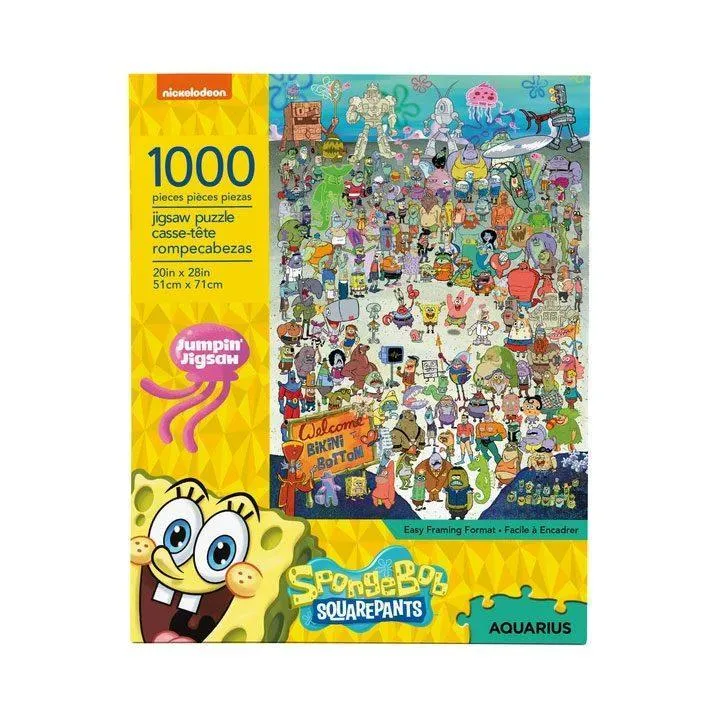 Svampbob Jigsaw Puzzle Cast (1000 bitar)