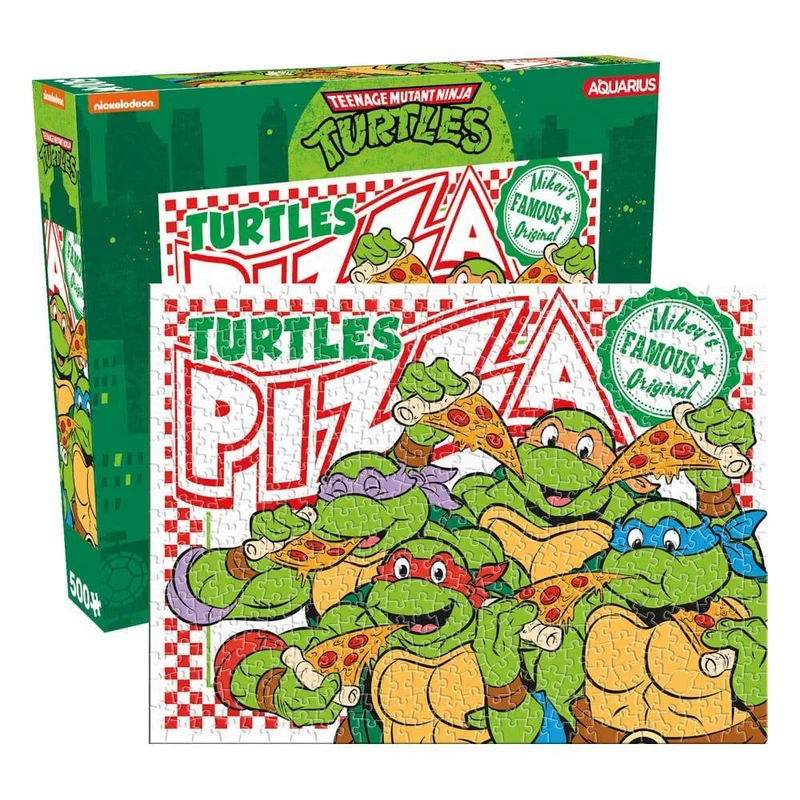 Teenage Mutant Ninja Turtles Pussel med Pizza (500 bitar)