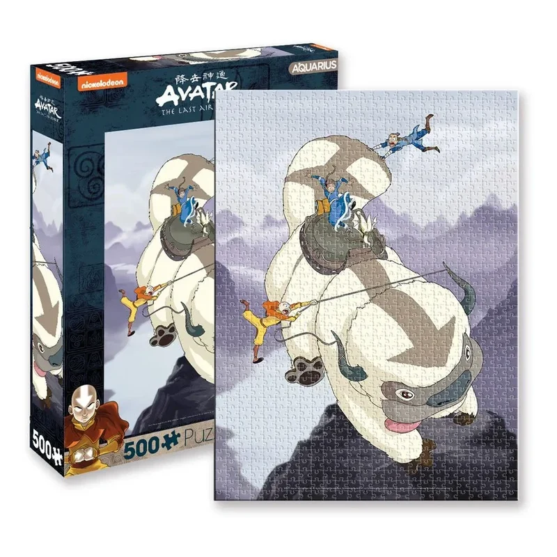 Avatar: The Last Airbender Pussel - Appa och Gänget (500 bitar)