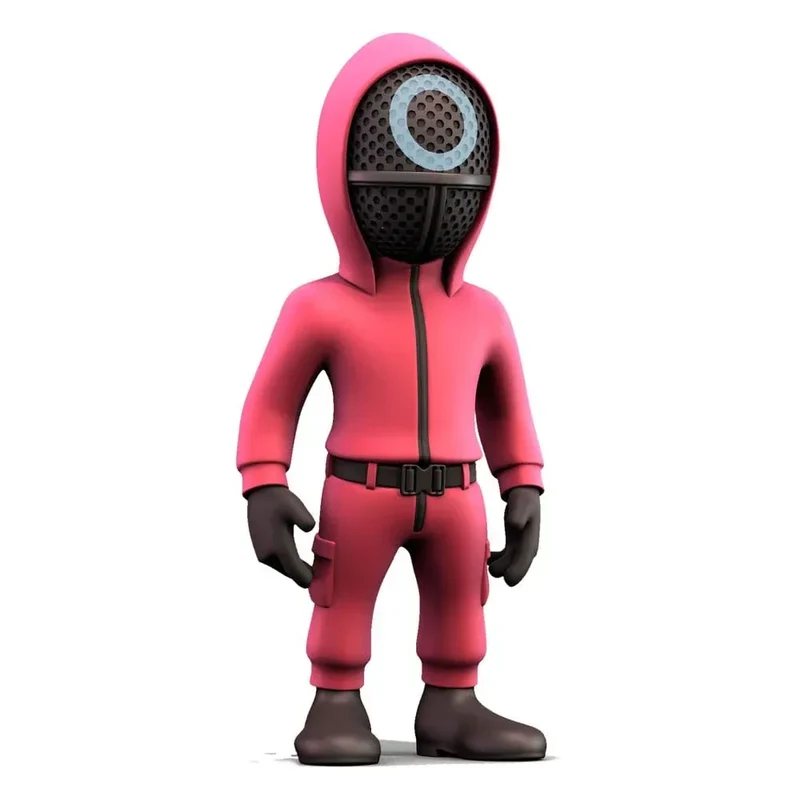 Squid Game Minix Figur Maskerad Cirkelvakt 12 cm