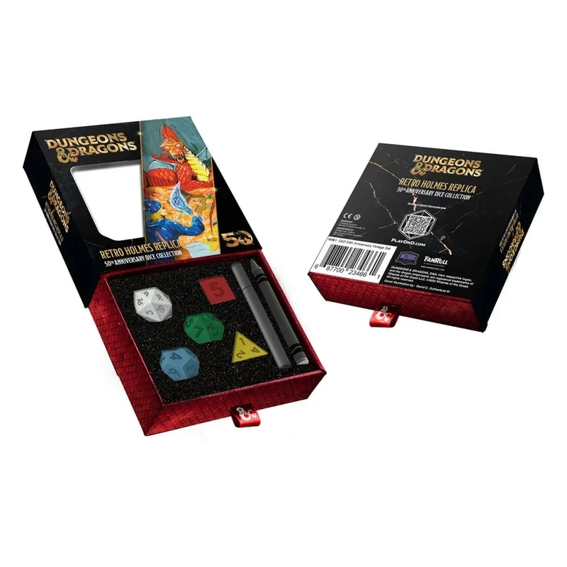 Dungeons & Dragons Tärningsset 50-årsjubileum: Retro Holmes Replica