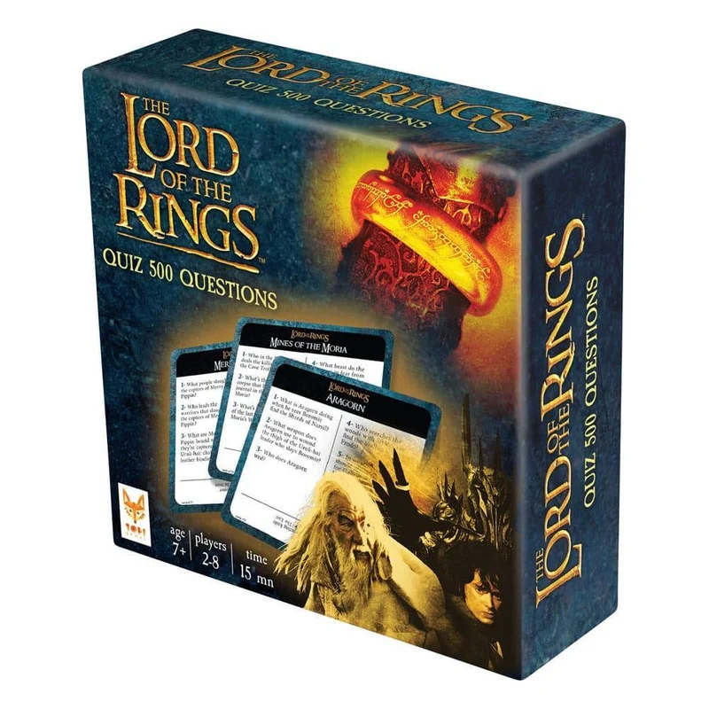 Lord of the Rings Kortspel Quiz 500 Frågor *Engelsk Version*