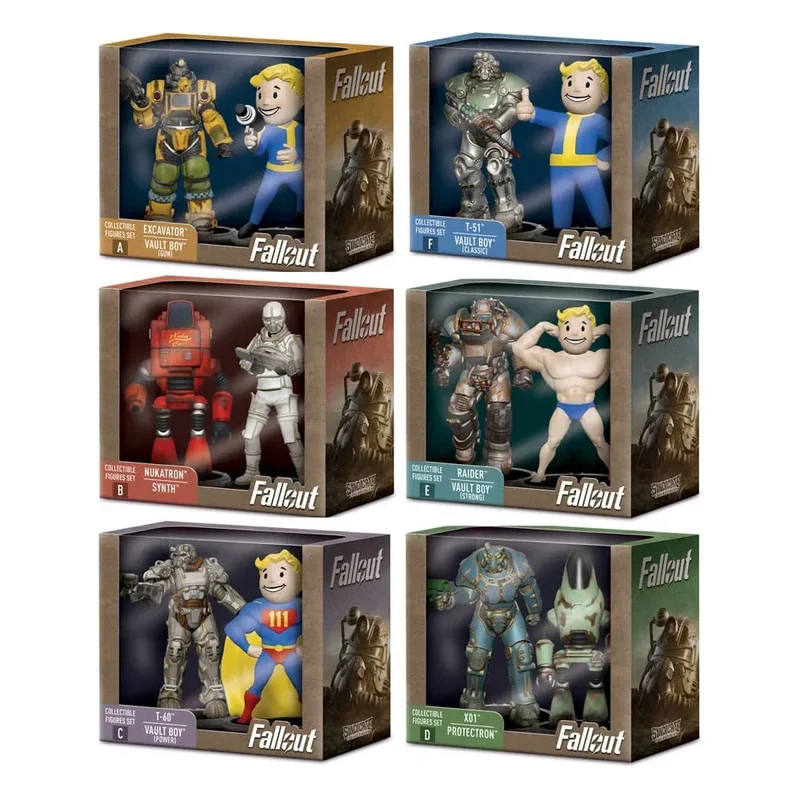 Fallout Mini Figures 2-Pack 7 cm Assortiment (6)