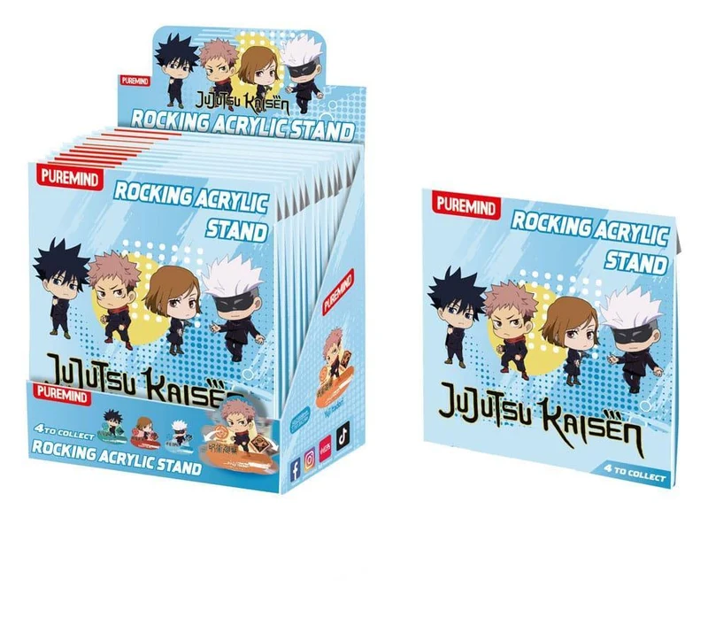 Jujutsu Kaisen Akryl Ställ Rockande Blind Box Display (16)