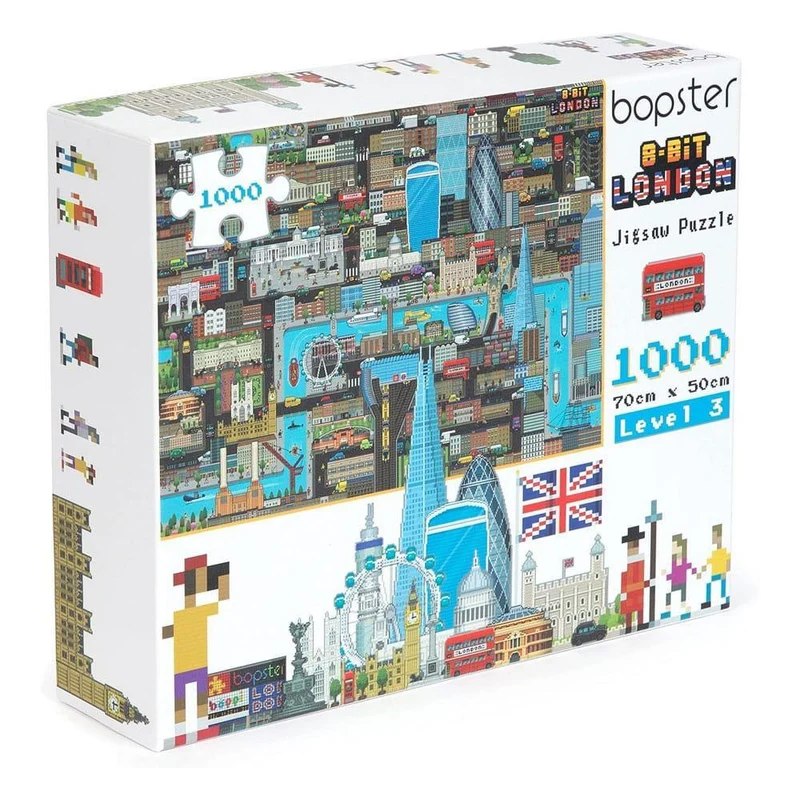 8-Bit Pixel Puzzle London Nivå 3 1000 Bit