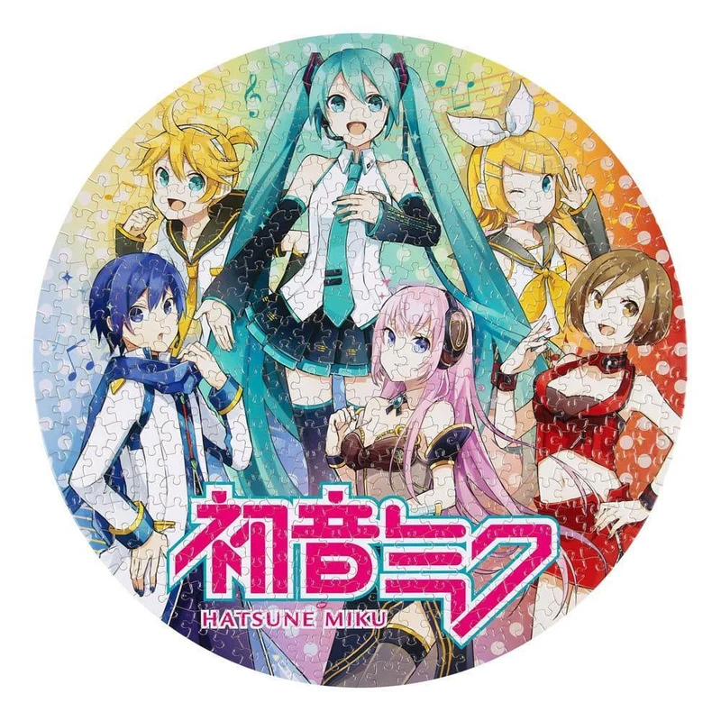 Hatsune Miku Rund Jigsaw Puzzle 500 Bitar
