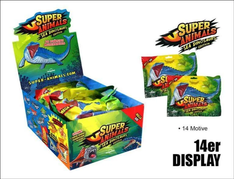 Super Animals: Havsdinosaurer Edition Display (14)