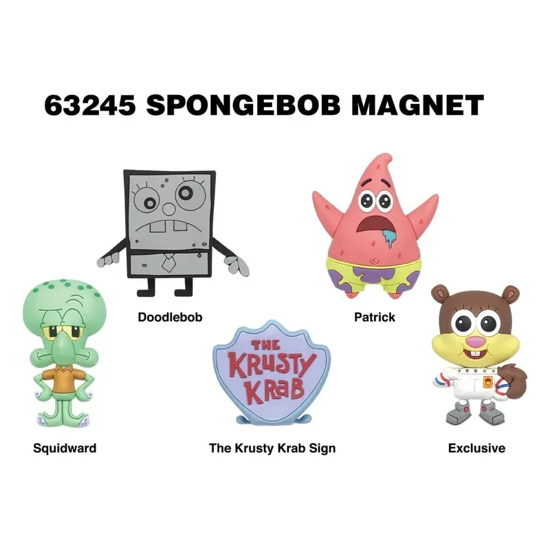 Svampbob 3D Magnets Serie 1 Display (12)