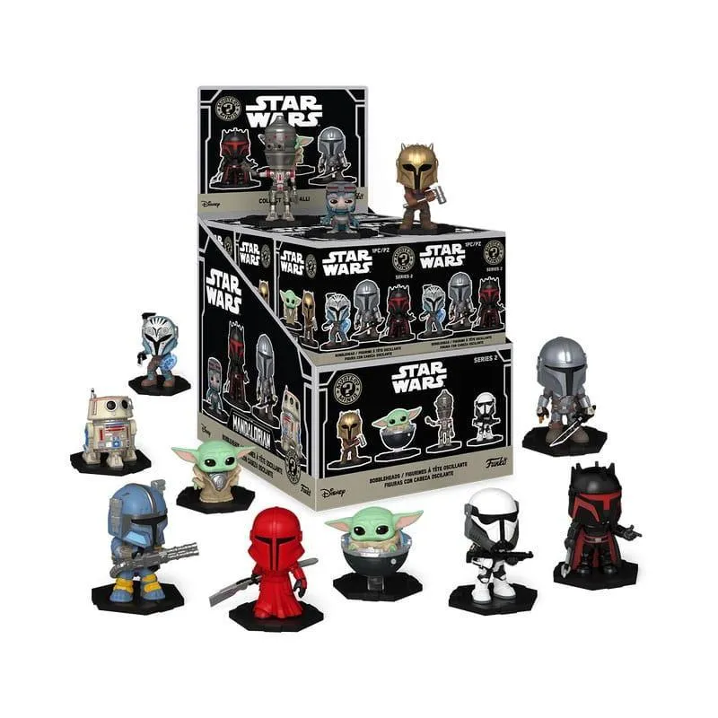 Star Wars Mystery Mini Actionfigurer 5 cm The Mandalorian Display (12)