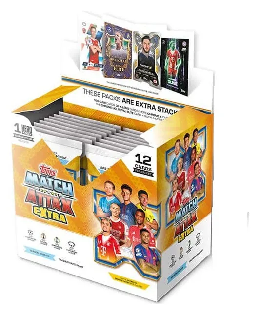 UEFA Champions League Match Attax Extra Samlekort 2025/26 Booster-display (32)