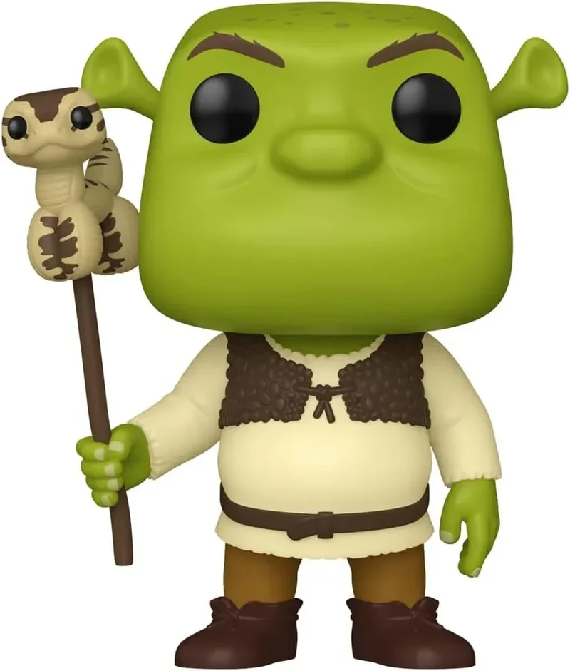 Shrek POP! Movies Figur 30-årsjubileum Shrek med orm 9 cm