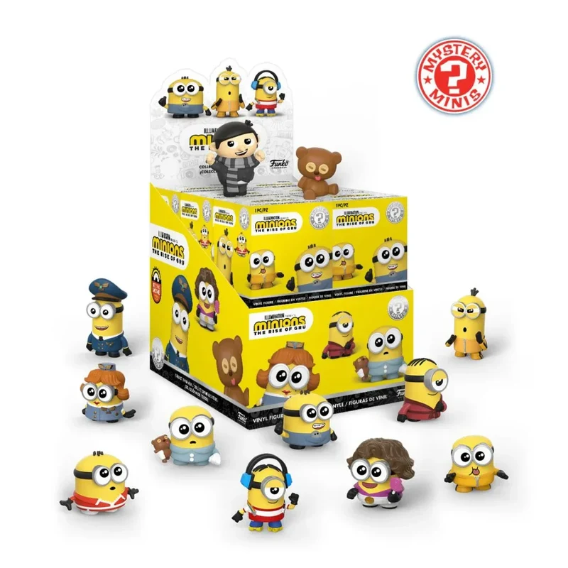 Minions II Mystery Minis Vinyl Mini Actionfigurer 6 cm Display (12)