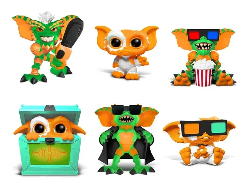 Gremlins Blind Box Mini Figurer 6 cm Halloween Edition Display (12)