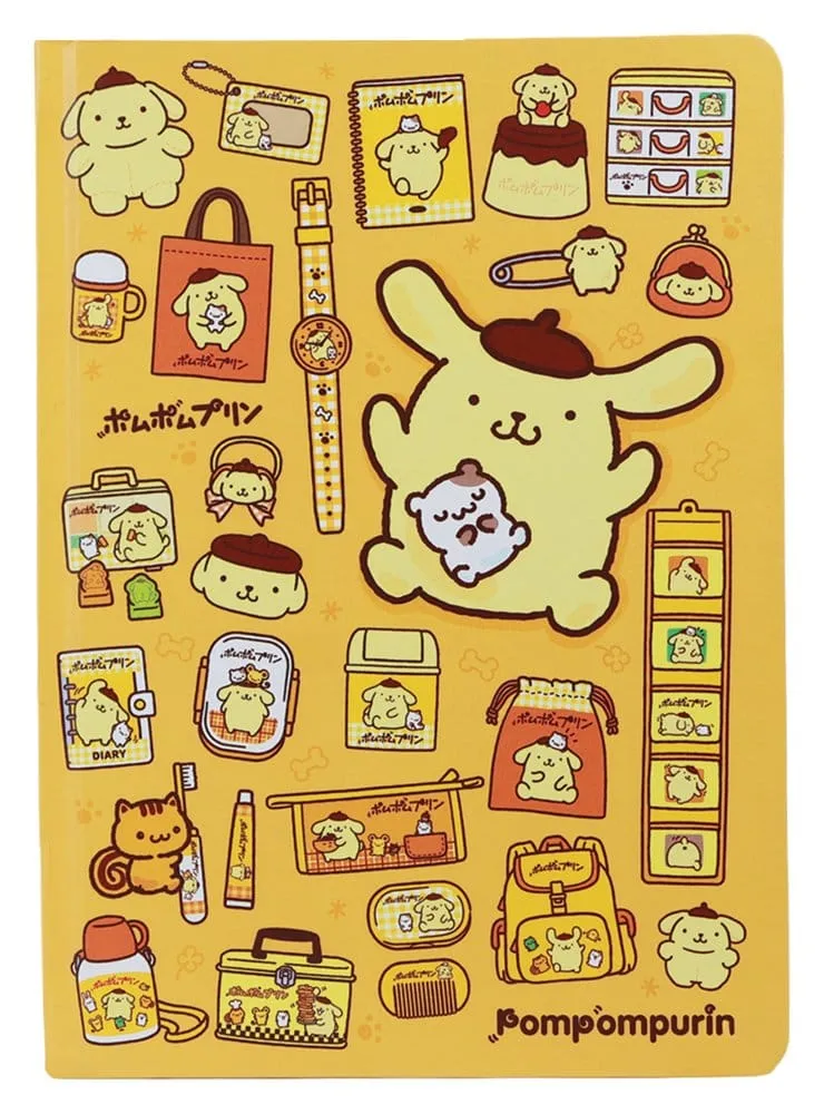 Sanrio A5 Anteckningsblock Pompompurin