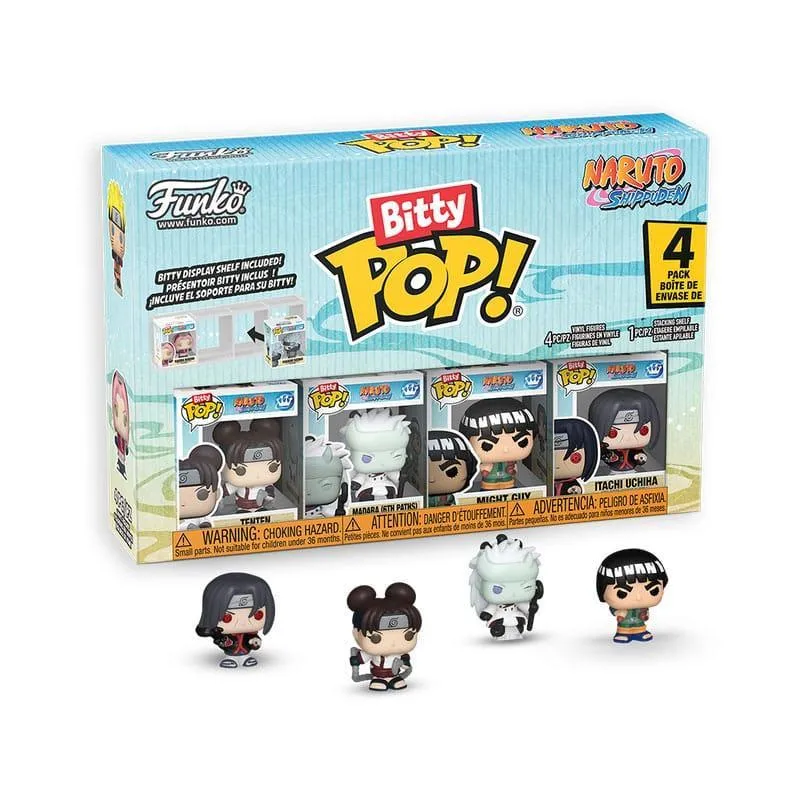 Naruto Shippuden Bitty POP! Figur 4-Pack Battles 2,5 cm