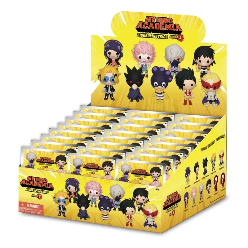 My Hero Academia 3D Foam Bag Clips Serie 5 Display (24)