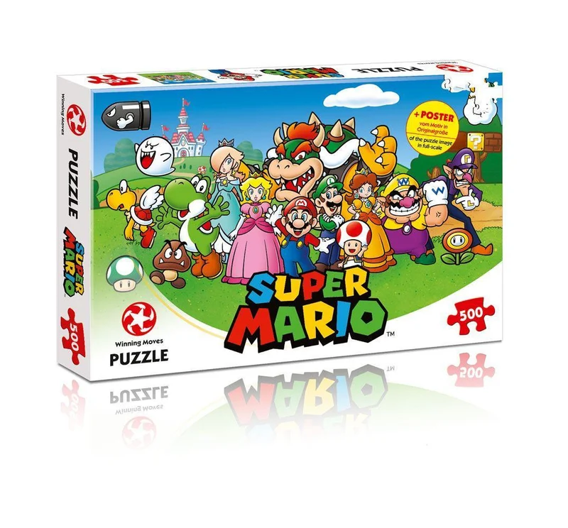 Super Mario Pussel - Mario & Vänner 500 Bitars