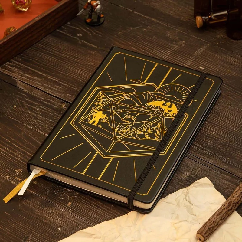 Dungeons & Dragons RPG Journal 5e Svart