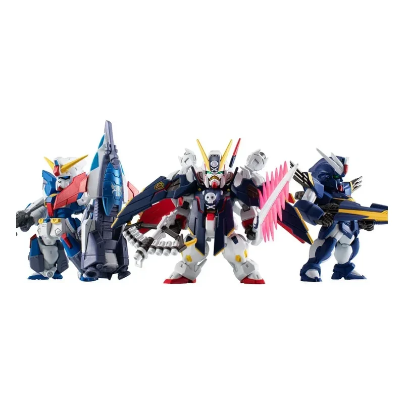 FW Gundam Convergence Core Cross Bone Action Figur Set Steel 7 B Team 6 cm