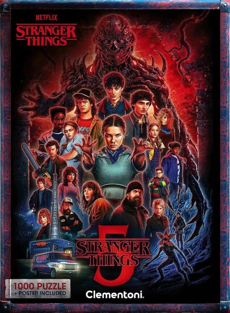 Stranger Things Jigsaw Puzzle Säsong 5 (1000 bitar)