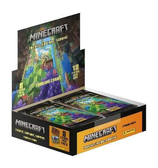 Minecraft - Skapa, Utforska, Överleva Samlarkort Flödespaket Display (18)