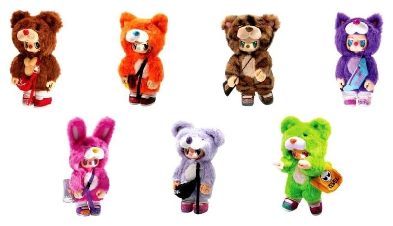 Rebel Bears gosedjur Actionfigur Blind Box Flyttbar Serie Display 18 cm (6)