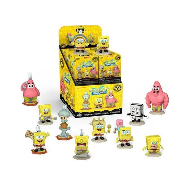 Svampbob Fyrkant Mini Actionfigurer 25-årsjubileum 5 cm Display (12)