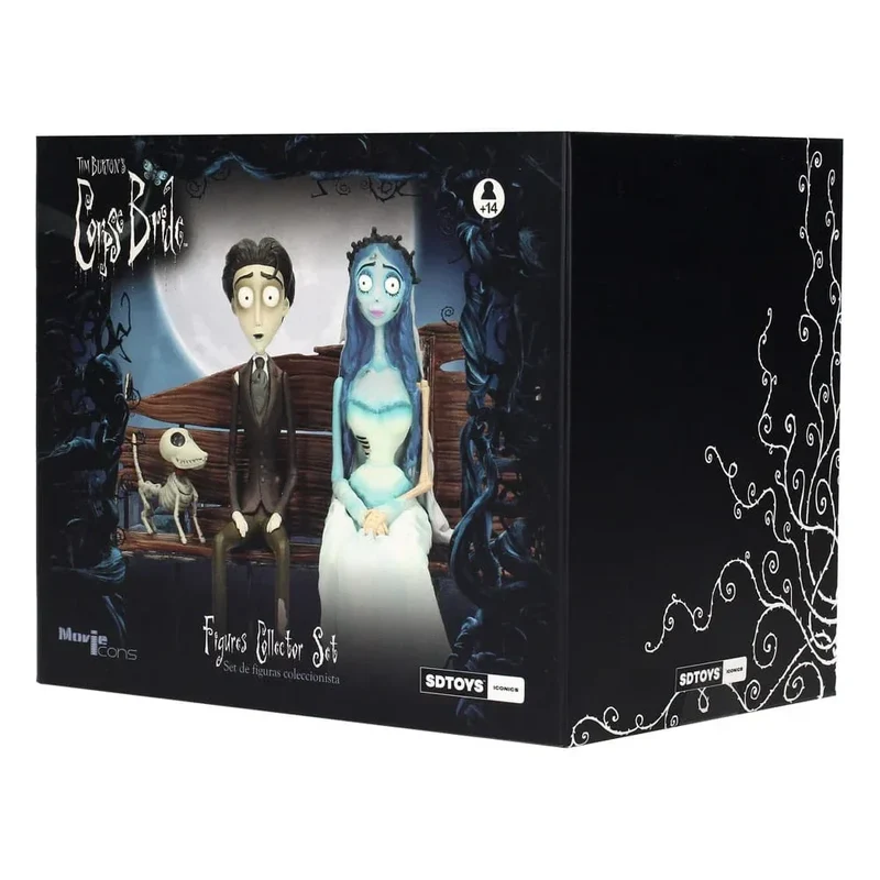 Corpse Bride Gift Set: Figur & Nyckelring Victor & Emily
