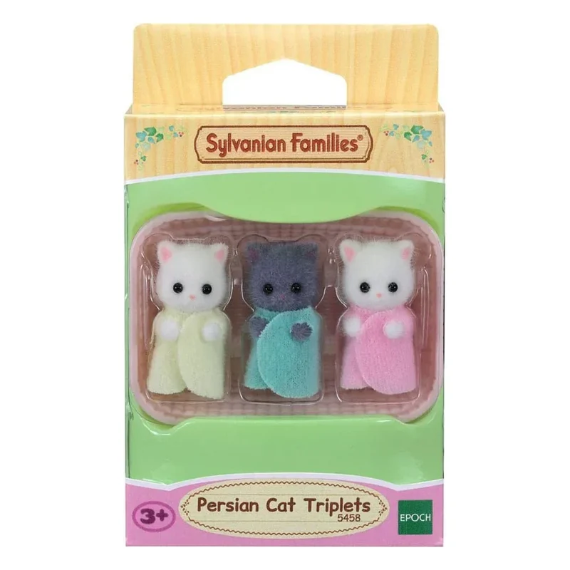 Sylvanian Families: Persian kattungar trillingar figur 2 cm