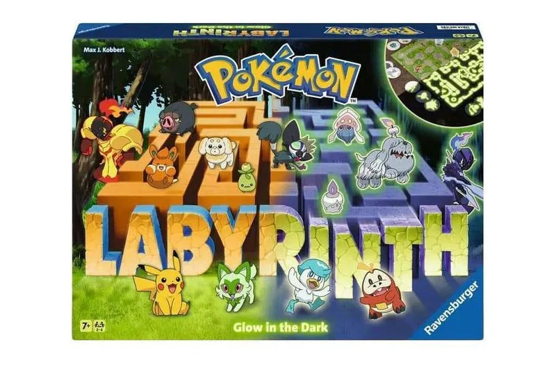 Pokémon Labyrinth Brädspel som Lyser i Mörkret