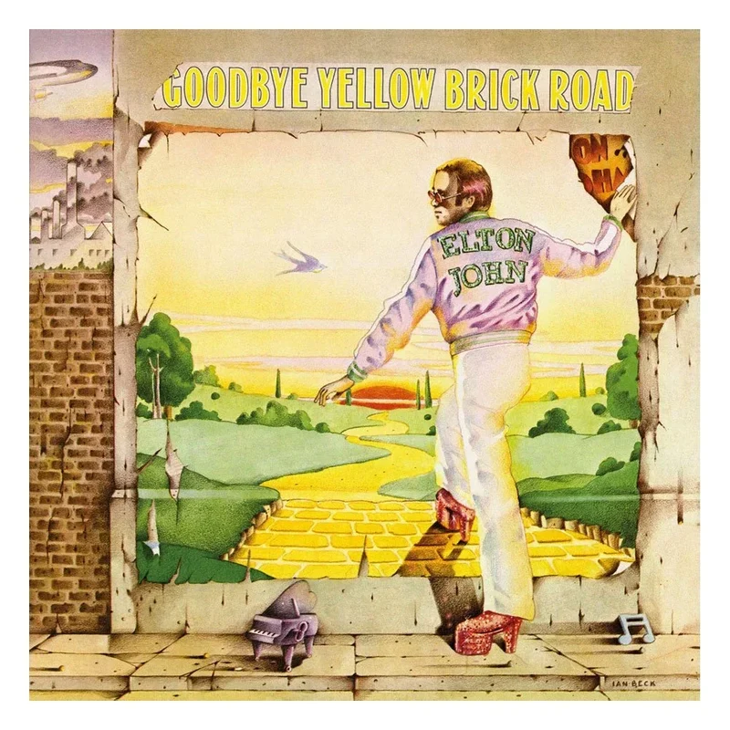 Elton John Rock Saws Jigsaw Puzzle Goodbye Yellow Brick Road (1000 bitar)