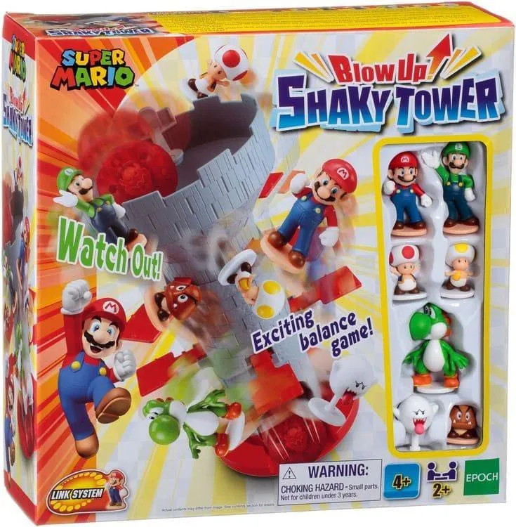 Super Mario Game Blow Up! Shaky Tower