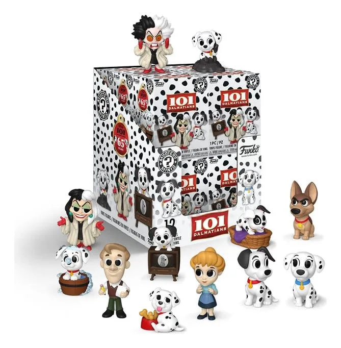 101 Dalmatiner Minifigurer PDQ 5 cm Display (12)