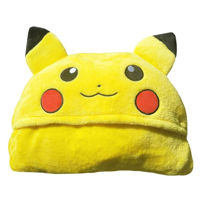 Pokémon Pikachu Hooded Blanket 120 x 150 cm
