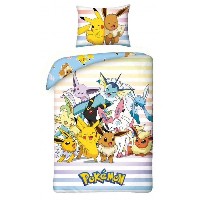 Pokémon Duvet Set Pikachu, Eevee & Friends 140 x 200 cm